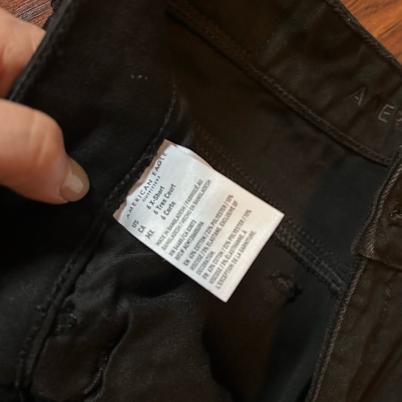 EUC Black American Eagle jeggings, size 6 x-short 🖤 - Picture 6 of 8